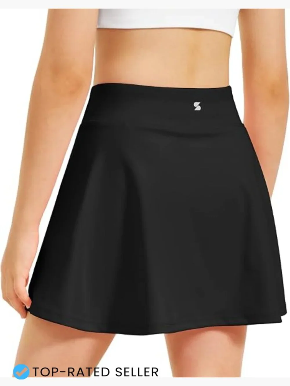 Girls Tennis Skort Athletic Skirt with Pockets High Waisted Sports Golf Running